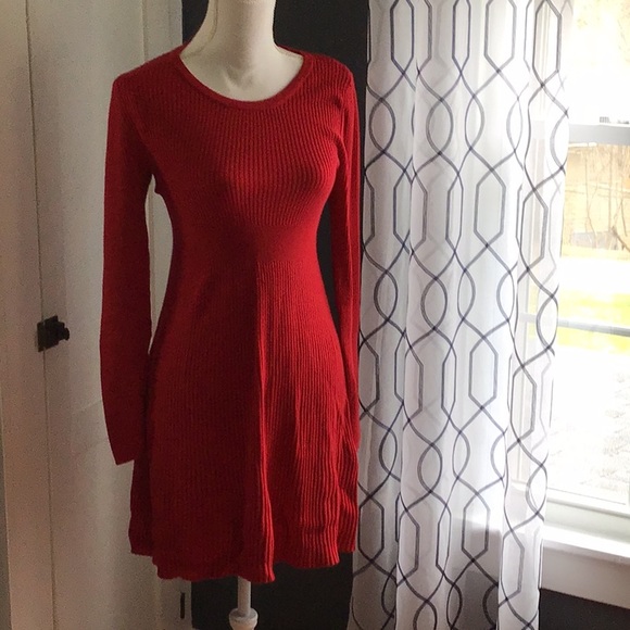 NWT Long sleeve Ribbed Sweater Dress - Picture 2 of 5